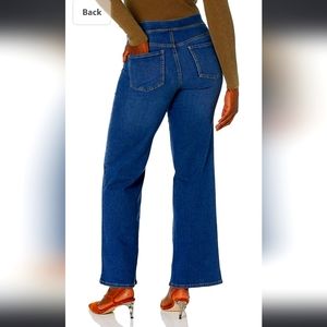 Wide Leg Gloria Vanderbelt pull on Jeans Size 14